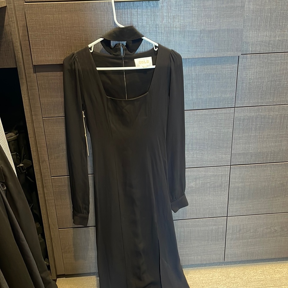 Brand new stone cold fox sexy black long dress